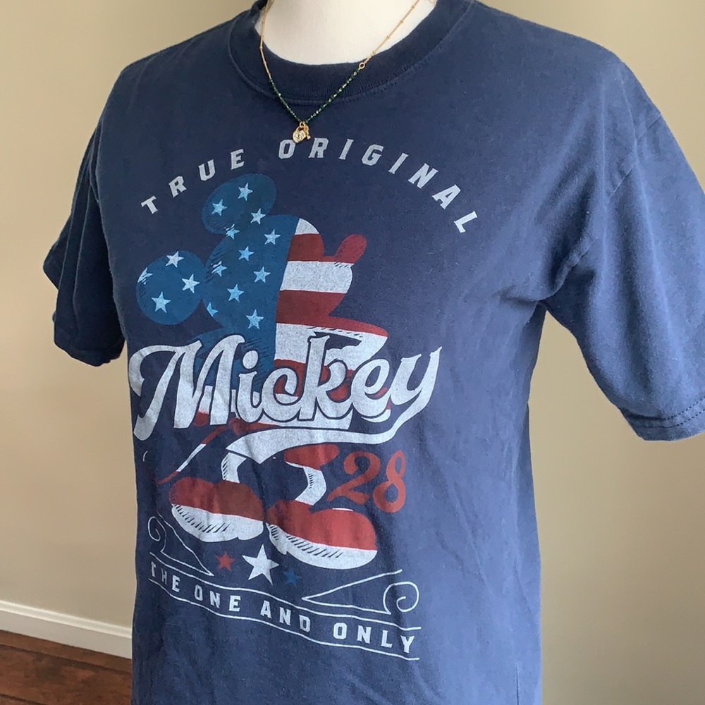 DISNEY PARKS Patriotic Mickey Mouse T-Shirt - Picture 5 of 5